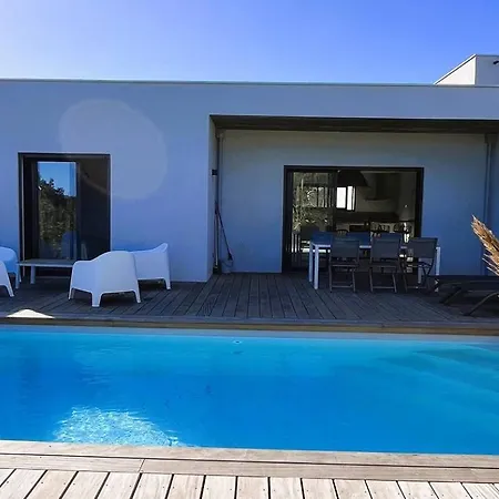 Βίλα Copines, 4 Pers, Piscine Chauffee, 5 Mn