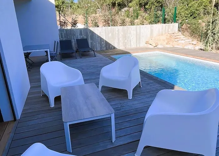 Villa Copines, 4 Pers, Piscine Chauffee, 5 Mn Cirendinu