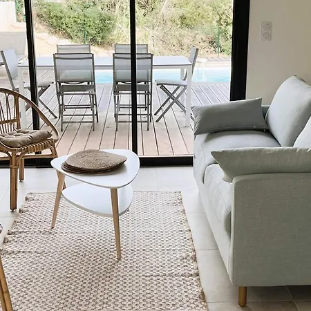 Villa Copines, 4 Pers, Piscine Chauffee, 5 Mn